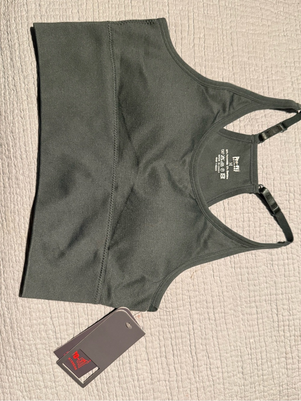 High-Neck Black Padded Bralette with Adjustable Straps